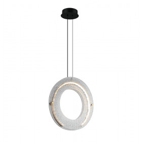 Φωτιστικό LED 20W 3000k Μαύρο Και Φυμέ Tamara 4322700 VIOKEF