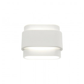 Απλίκα Δίφωτη G9 Λευκό Γύψος Sandra 4338100 VIOKEF