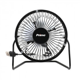 Ανεμιστήρας Επιτραπέζιος 2.5W D15 USB Μαύρο PRIMO