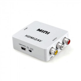 HDMI Adaptor TypeA Θηλυκό Σε RCA Τριπλό Θηλυκό PS-M640 POWER PLUS