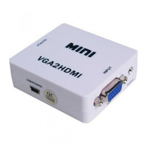 VGA Adapter Με Ήχο Σε HDMI Θηλυκό PS-M600 POWER PLUS