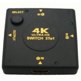 HDMI Swither 3 Εισόδων Και 1 Εξόδου PS-M301-4K ANGA
