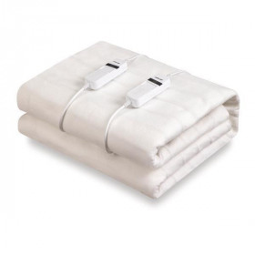 Ηλεκτρικό Υπόστρωμα Διπλό 120W Με Χειριστήριο Λευκό 300-29206 EUROLAMP