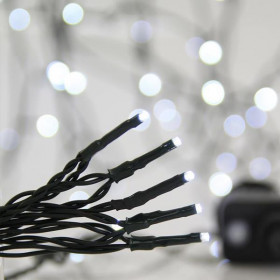 Σειρά Με 700 Λαμπάκια LED Λευκά Πράσινο Καλώδιο Και Πρόγραμμα