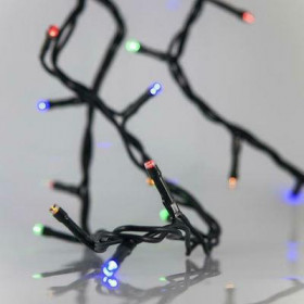 Σειρά Με 100 Λαμπάκια LED Πολύχρωμα Πράσινο Καλώδιο Με Πρόγραμμα Και Bluetooth
