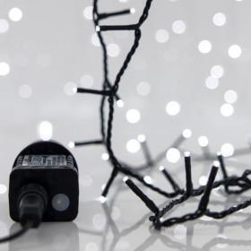 Σειρά Με 900 Λαμπάκια LED Λευκά Πράσινο Καλώδιο Και Πρόγραμμα