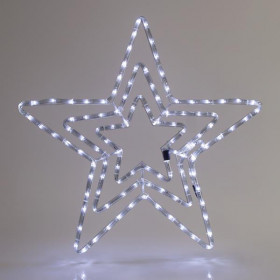 Αστέρι Τριπλό LED Ψυχρό Με Πρόγραμμα EUROLAMP