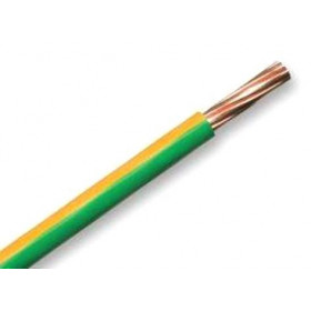 Καλώδιο NYA HO7V-R 1x6mm² Πράσινο/Κίτρινο CABLEL