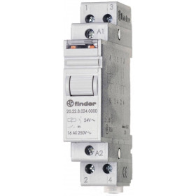 Ρελέ Ράγας Με 2 Βήματα 2P 16A 2NO 230VAC 20.22 FINDER