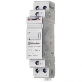Ρελέ Ράγας Με 4 Βήματα 2P 16A 2NO 230VAC 20.22 FINDER
