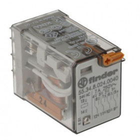 Ρελέ Μεσαίο 4P 24V AC 7A Solder 5534 FINDER