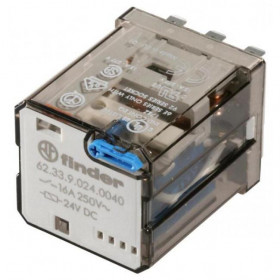Ρελέ Υψηλών Ρευμάτων 3P 3CO 12VDC 16A FASTON 6233 FINDER