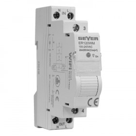 Ασύρματο Ρελέ Ισχύος Ράγας Wi-F Με Μετρητήi ER120WM GEYER