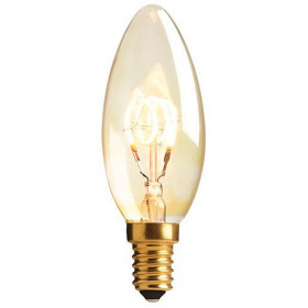 Λάμπα LED Κερί 2.3W 2000k E14 Filament Dimmable Amber SYLVANIA
