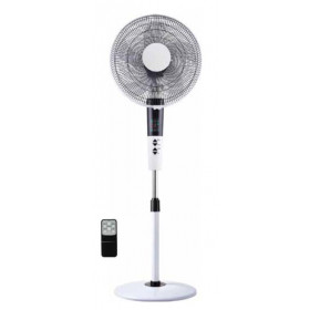 Ανεμιστήρας Δαπέδου 50W D40 Λευκό Με Τηλεχειριστήριο LINEME