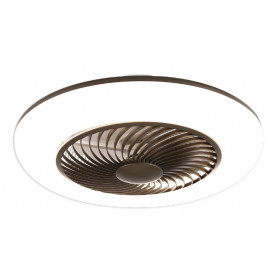 Ανεμιστήρας Πλαφονιέρα 45W D50 Με Φως Και Τηλεχειριστήριο Καφέ Cierzo LINEME