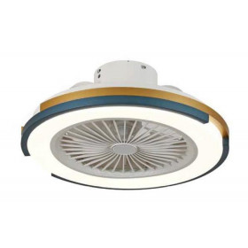 Ανεμιστήρας Πλαφονιέρα 35W D50 Με Φως Και WiFi Και Τηλεχειριστήριο Λευκό Helvia LINEME