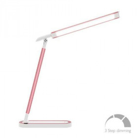 Φωτιστικό Γραφείου LED 5W 4000K Ροζ 17-00116-18 FOS ME