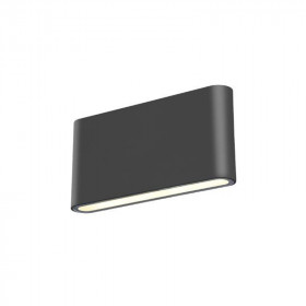 Απλίκα LED 12W 3000K Ανθρακί 17-00665-19 FOS ME