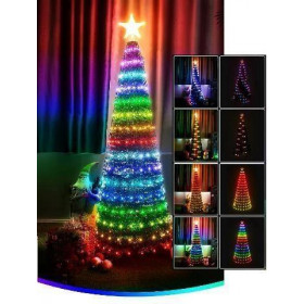Δέντρο Με 192 Λαμπάκια LED RGB Smart FOS ME