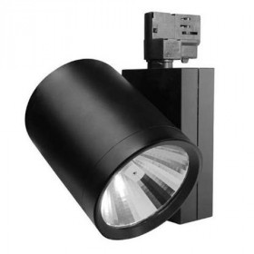 Φωτιστικό Σπότ Ράγας LED 24W 3000k 3 Φάσεων Μαύρο 40-03860 MEGAMAN