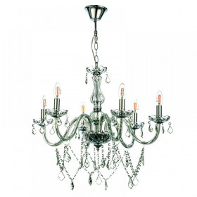 Φωτιστικό Εξάφωτο E14 Διάφανο Και Κρύσταλλο 5314-6 INLIGHT