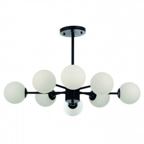 Φωτιστικό Οχτάφωτο G9 Μαύρο Και Λευκό 5315-8 INLIGHT