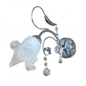 Απλίκα Ε14 Χρώμιο Και Κρύσταλλο 43348 INLIGHT