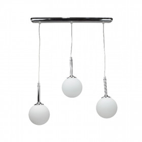 Φωτιστικό Τρίφωτο G9 Χρώμιο Και Λευκό 4515-3 INLIGHT