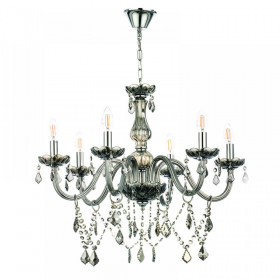 Φωτιστικό Εξάφωτο E14 Φυμέ Και Κρύσταλλο 5314-6 INLIGHT