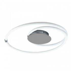 Φωτιστικό LED 40W 3000k Χρώμιο Και Λευκό 42011-CH INLIGHT