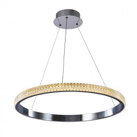 Φωτιστικό LED 56W 3000k Χρώμιο Και Διάφανο 6033 INLIGHT