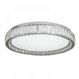 Πλαφονιέρα LED 80W 4000k Χρώμιο Και Κρύσταλλο 42013-Α INLIGHT