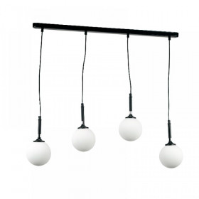 Φωτιστικό Τετράφωτο G9 Μαύρο Και Λευκό 4514-4 INLIGHT