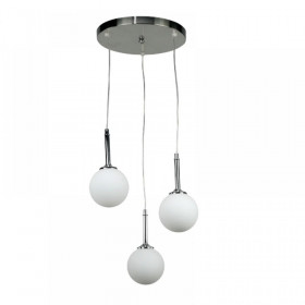 Φωτιστικό Τρίφωτο G9 Χρώμιο Και Λευκό 4515-3 INLIGHT