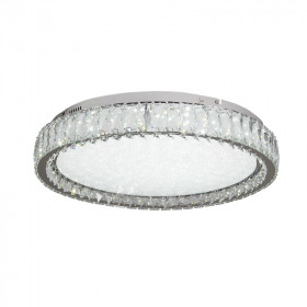 Πλαφονιέρα LED 48W 4000k Χρώμιο Και Κρύσταλλο 42013-Β INLIGHT