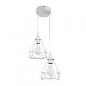 Φωτιστικό Δίφωτο E27 Λευκό 4024-2-WH INLIGHT