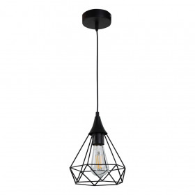 Φωτιστικό Μονόφωτο E27 Μαύρο 4024-BL INLIGHT