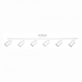 Σποτ Οροφής Εξάφωτο GU10 Λευκό 9086-6 INLIGHT