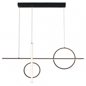 Φωτιστικό LED 55W 3000k-6000k Μαύρο 6043 INLIGHT