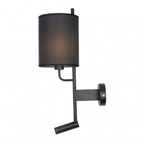 Απλίκα E27 & LED 3W 3000k Μαύρο 43028-BL INLIGHT