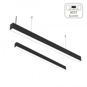 Φωτιστικό LED 30W 3000k-6000k 900mm Μαύρο 6072-90 INLIGHT