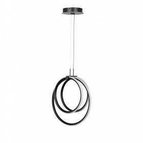 Φωτιστικό LED 40W 3000k-6000k Μαύρο 6080-BL INLIGHT