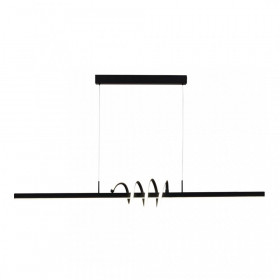 Φωτιστικό LED 40W 3000k Μαύρο Και Λευκό 6075-BL INLIGHT