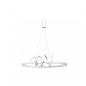 Φωτιστικό LED 44W 3000k-6000k Λευκό 6076-WH INLIGHT