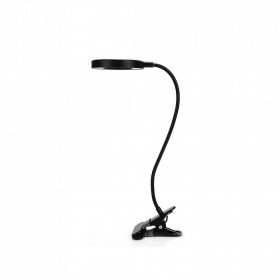 Φωτιστικό Γραφείου LED 7W 3000k-6000k Μαύρο Με Τσιμπίδα 3044-BL INLIGHT