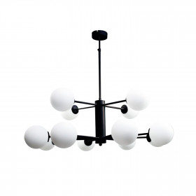 Φωτιστικό Δωδεκάφωτο G9 Μαύρο Και Λευκό 5315-12 INLIGHT