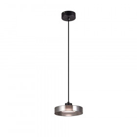 Φωτιστικό LED 12W 3000k-6000k Μαύρο Και Φυμέ 4075-1 INLIGHT