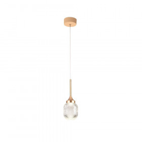 Φωτιστικό LED 10W 3000k Χρυσό Και Διάφανο 4077-1 INLIGHT