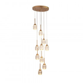 Φωτιστικό LED 100W 3000k Χρυσό 4077-10 INLIGHT